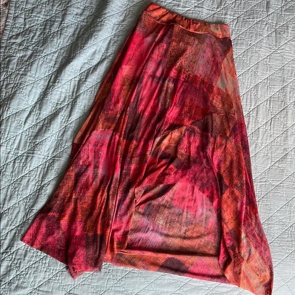 Anthropologie Weston Fallen Sun Maxi Skirt EUC Small - Picture 3 of 9
